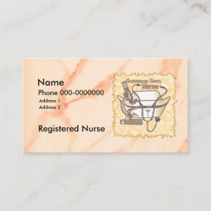 ER Nurse  Business Card