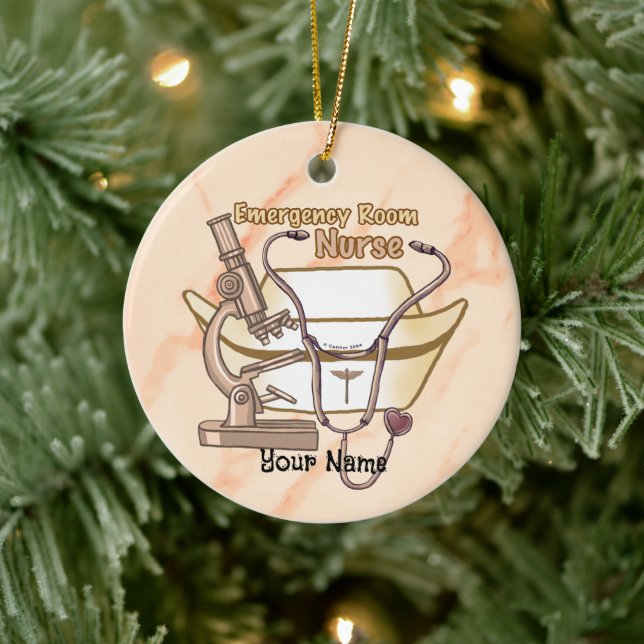 ER Nurse Ceramic Tree Decoration (Tree)