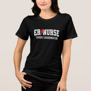 ER Nurse Chaos Coordinator Tri-Blend Shirt