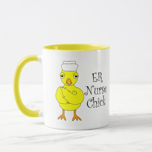 ER Nurse Chick Mug (Left)