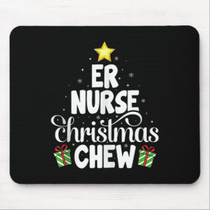 Er Nurse Christmas Crew Funny Nursing Medical Nurs Mouse Pad