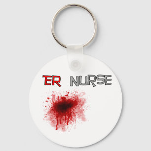 ER  Nurse Funny T-Shirts & Gifts Key Ring