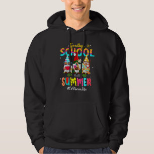 Er Nurse Gnome Goodbye School Hello Summer Hoodie