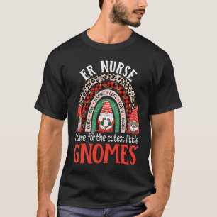 ER Nurse Gnomes Christmas Emergency Room Nurse T-Shirt