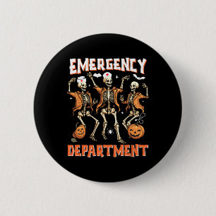 Er Nurse Halloween Room Emergency Department Funny 6 Cm Round Badge