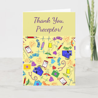 ER Nurse Preceptor Thank You Card