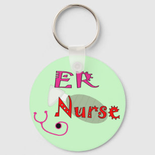 ER Nurse T-shirts & Gifts Key Ring