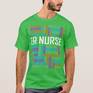 ER Nurse Words T-Shirt