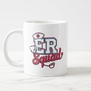 ER Squad, Emergency Room, Nurse Shirt, Doctor Gift Large Coffee Mug