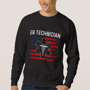 Er Technician Emergency Room Tech 1 Sweatshirt
