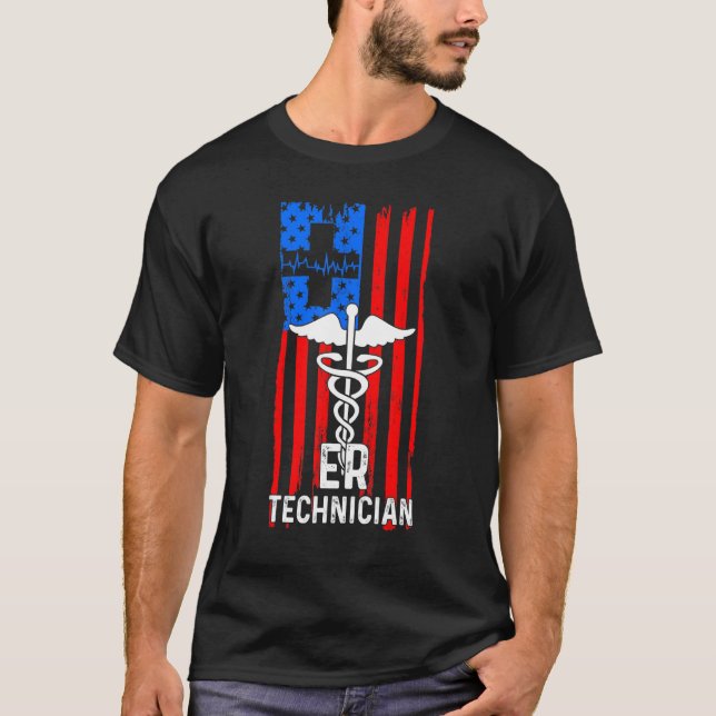 Er Technician Emergency Room Tech 37 T-Shirt (Front)