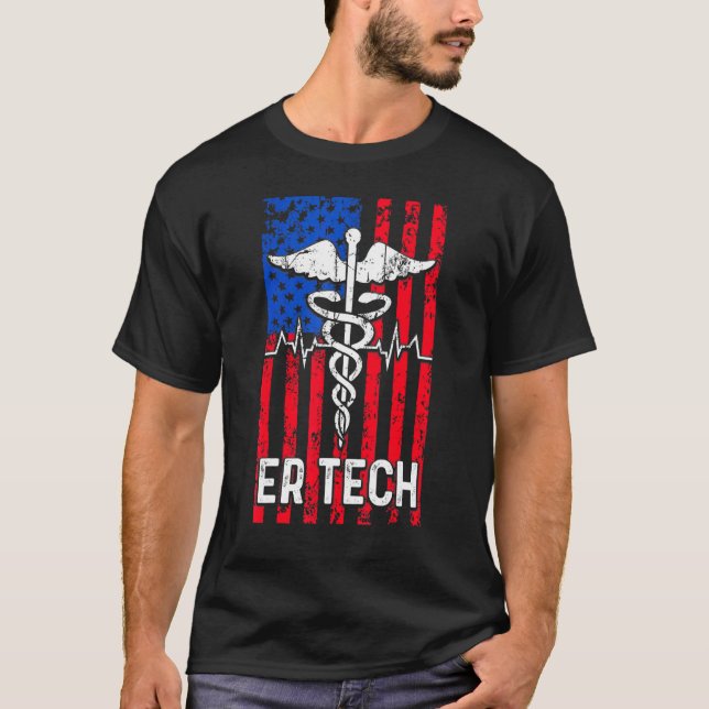 Er Technician Emergency Room Tech 4 T-Shirt (Front)