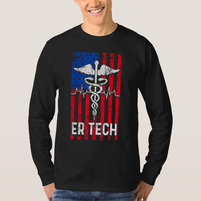 Er Technician Emergency Room Tech 4 T-Shirt (Front)