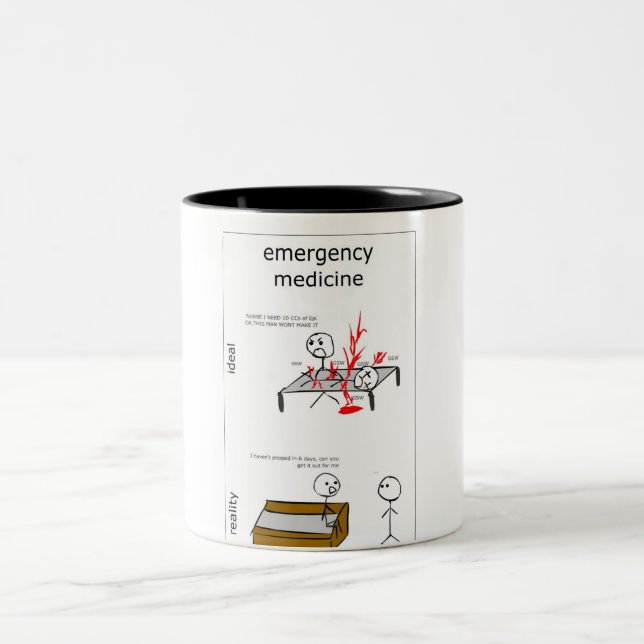 ER Two-Tone COFFEE MUG (Center)