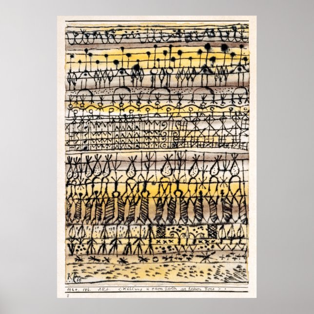 ERA Cooling in a Hot Zone Garden | Paul Klee | Poster (Front)