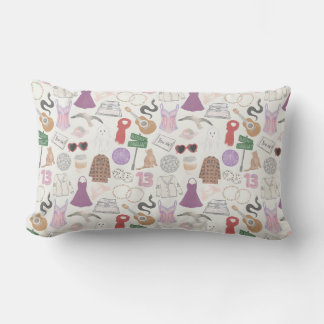 Eras Throw Pillow, Lumbar Pillow 13" x 21"