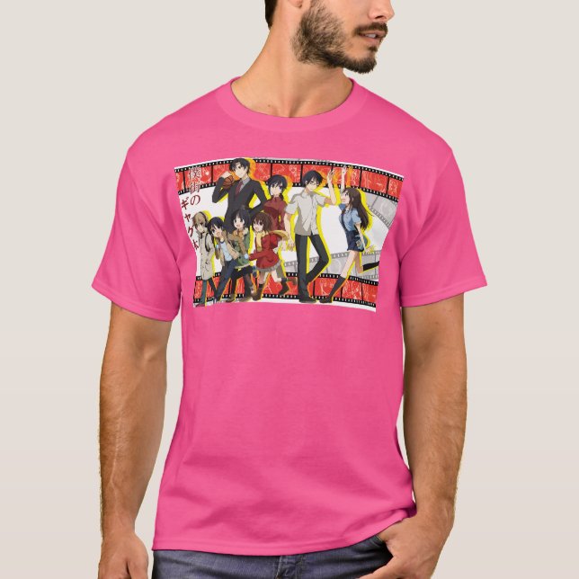 Erased - Characters Casts Boku Dake Ga Inai Machi T-Shirt (Front)