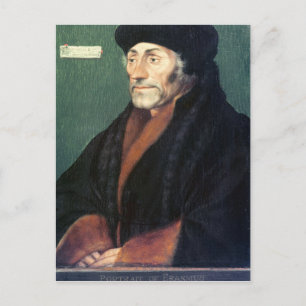 Erasmus of Rotterdam Postcard