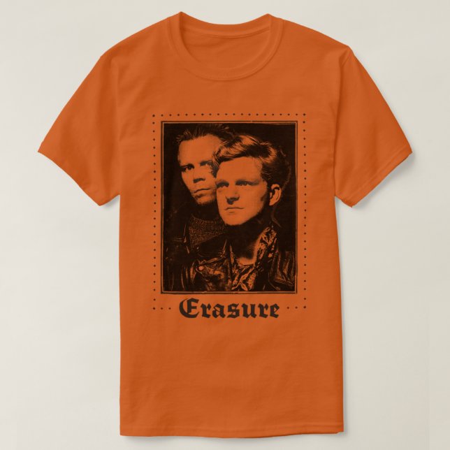 Erasure 80s Retro Design T-Shirt (Design Front)