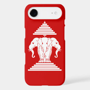 Erawan Three Headed Elephant Lao / Laos Flag