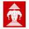 Erawan Three Headed Elephant Lao / Laos Flag