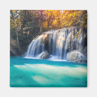 Erawan Waterfall in Kanjanaburi Province Thailand 
