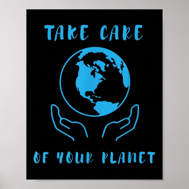 Erde Planet Environmental Protection, Environmenta Poster (Front)