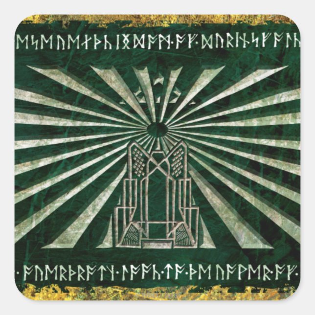 Erebor Graphic Square Sticker (Front)