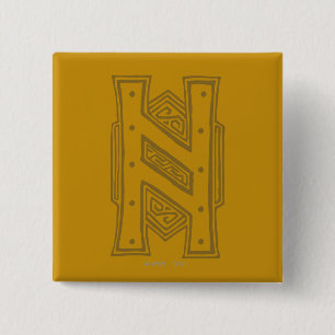 Erebor - H Symbol 15 Cm Square Badge