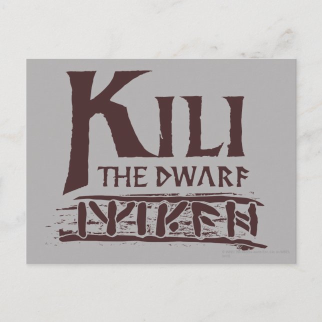 Erebor - Kili Name Postcard (Front)