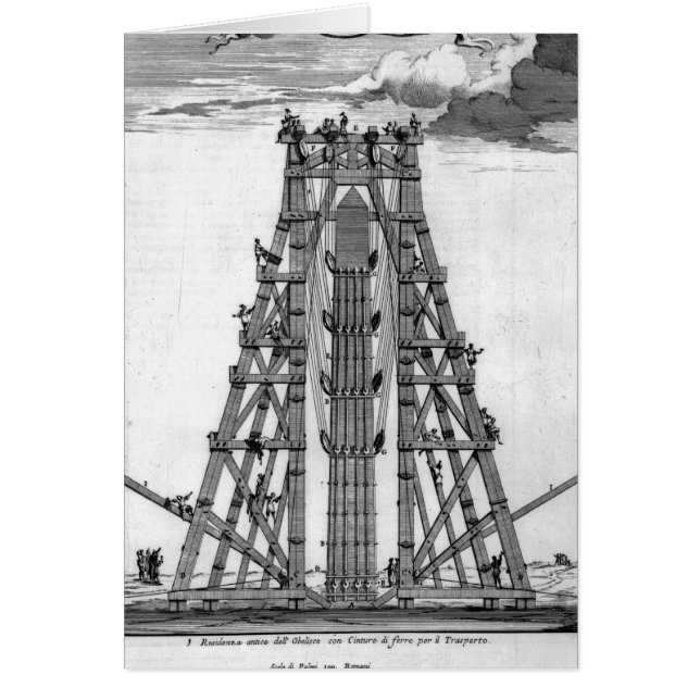 Erecting the Ancient Egyptian Obelisk (Front)