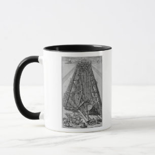 Erecting the Ancient Egyptian Obelisk Mug