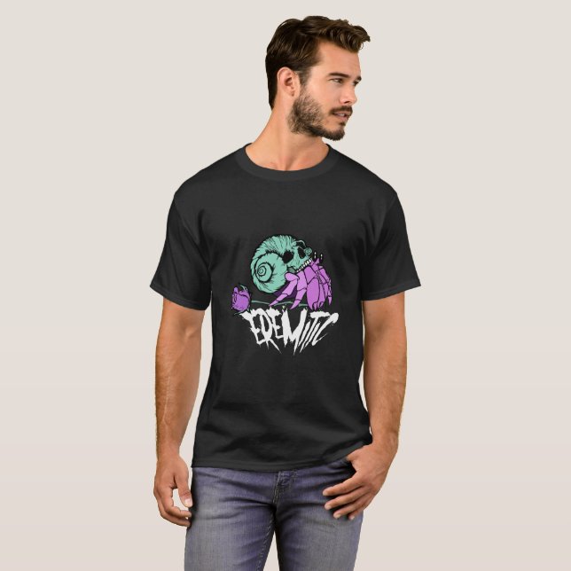 Eremitic Crab & Skull T-Shirt (Front Full)