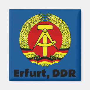 Erfurt, DDR, GDR, Erfurt, East Germany Ossi Magnet