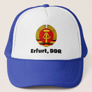 Erfurt, DDR, GDR, Erfurt, East Germany Ossi Trucker Hat
