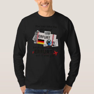 Erfurt Girl  Erfurt Boarding Pass  Erfurt T-Shirt