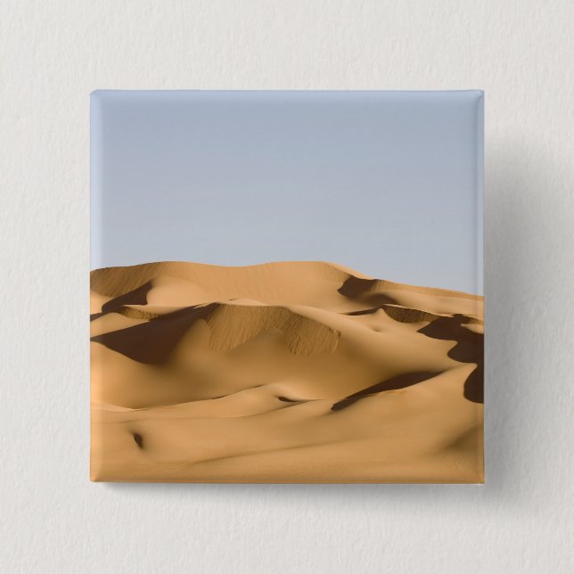 Erg Awbari, Sahara desert, Fezzan, Libya. 2 15 Cm Square Badge (Front)
