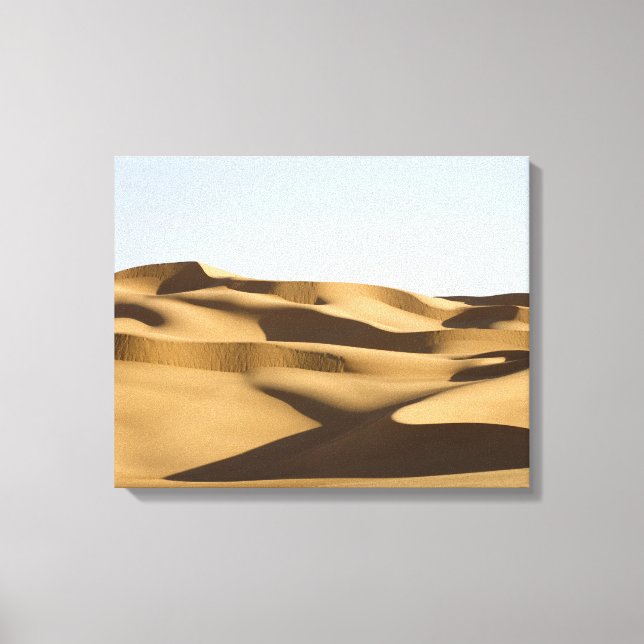 Erg Awbari, Sahara desert, Fezzan, Libya. 3 Canvas Print (Front)