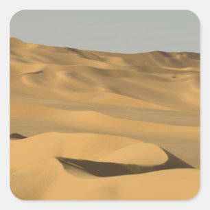 Erg Awbari, Sahara desert, Fezzan, Libya. Square Sticker