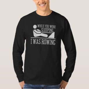 Erg Ergometer And Rowing Exercise Machine Rowing W T-Shirt