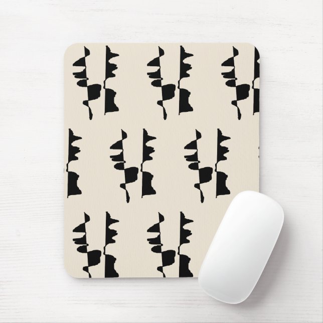 Ergonomic Mouse Pad "Abstract Dual Face" (With Mouse)