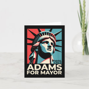 Eric Adams For Nyc Mayor Campaign 2025 Pro Adams V Card