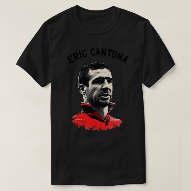 Eric Cantona T-Shirt (Design Front)