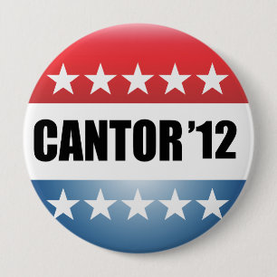 ERIC CANTOR 10 CM ROUND BADGE