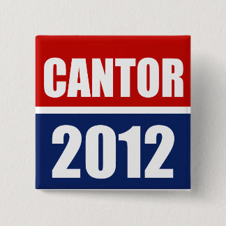 ERIC CANTOR 2012 15 CM SQUARE BADGE