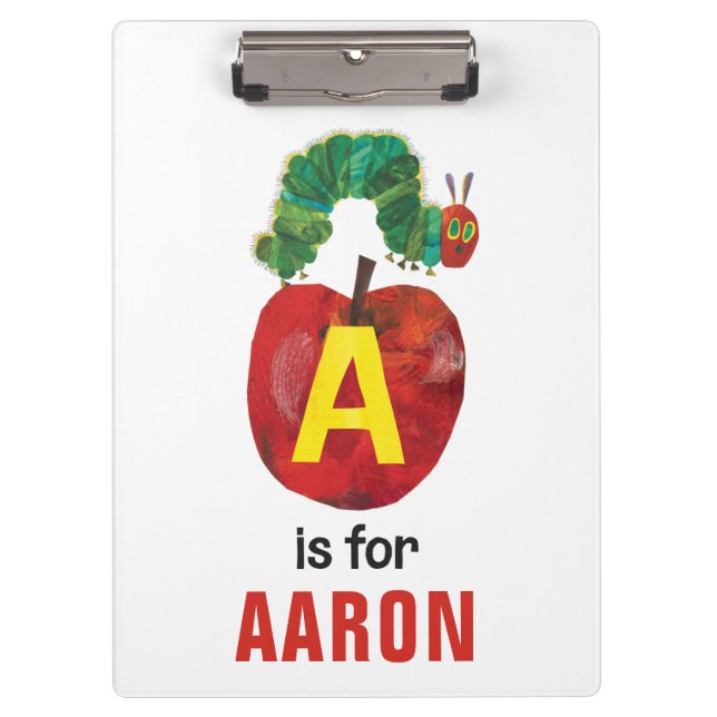 Eric Carle | A is For Apple Clipboard (Front)