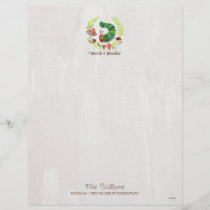 Eric Carle   A World of Wonder Custom Letterhead