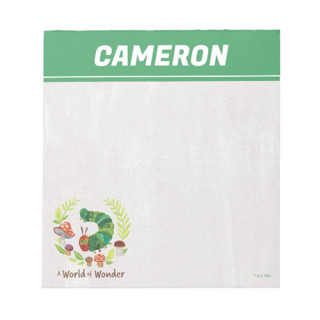 Eric Carle | A World of Wonder Notepad (Front)