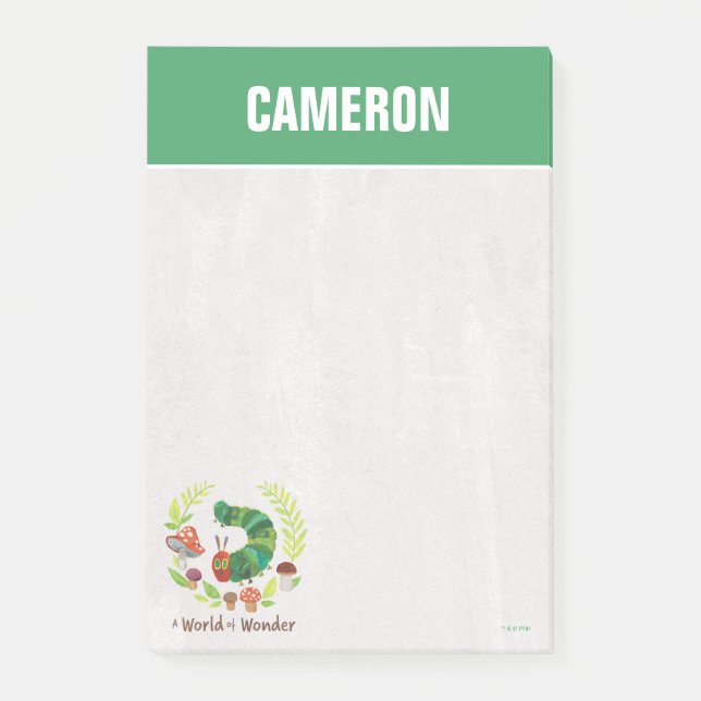 Eric Carle | A World of Wonder Post-it Notes (Front)