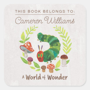 Eric Carle   A World of Wonder Square Sticker